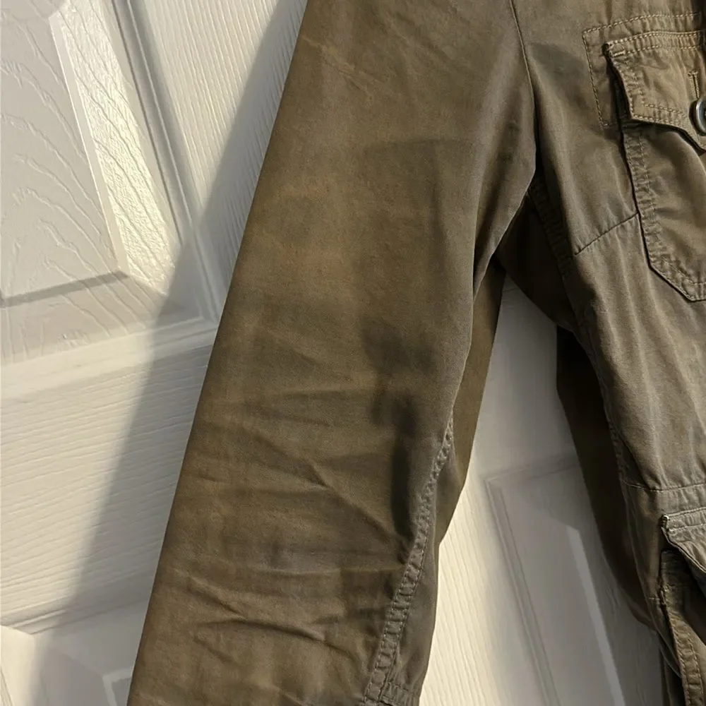 J. Crew Women’s Army Green Classic Twill Chino Jacket